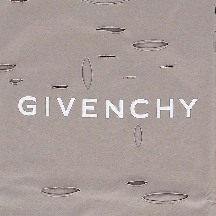 GIVENCHY / ジバンシー ロゴ オーバーサイズ ダメージ Tシャツ メンズ 半袖 BM716N3Y8Y