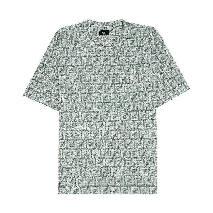 FENDI / フェンディ FF モチーフ コットン Tシャツ メンズ 半袖