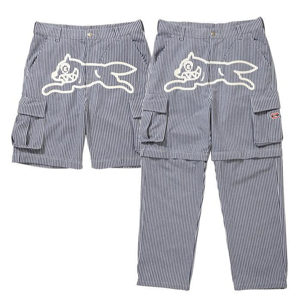 ICECREAM / アイスクリーム ツーウェイ ウォッシュド デニム カーゴ パンツ メンズ