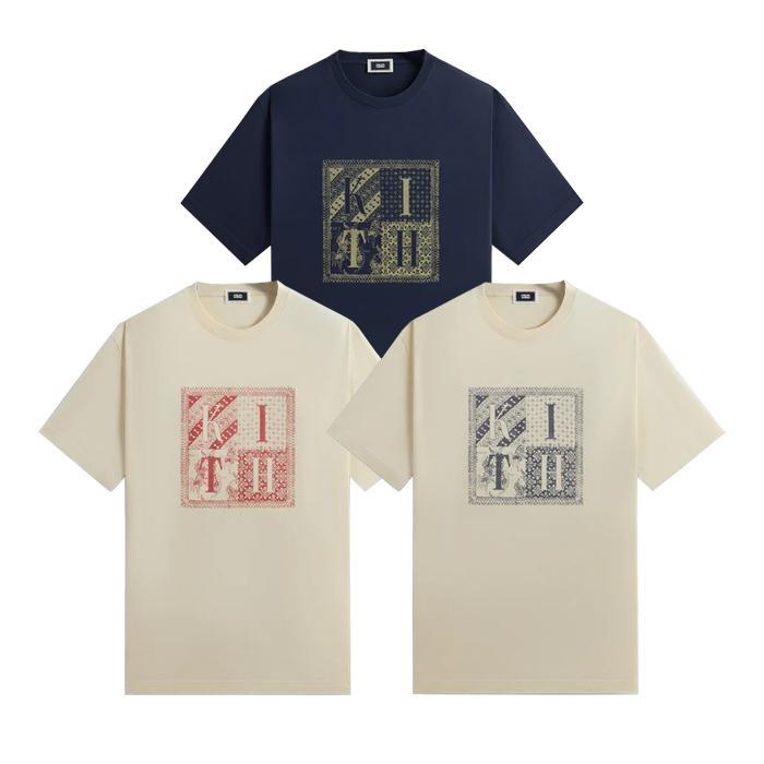 KITH / キス バティック ブロック プリント ヴィンテージ Tシャツ メンズ 半袖