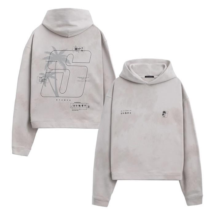 STAMPD / スタンプド S24 トランジット タイダイ クロップド フーディー