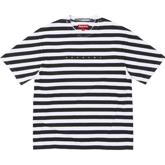 Supreme / シュプリーム オーバープリント ストライプ 半袖 Tシャツ メンズ