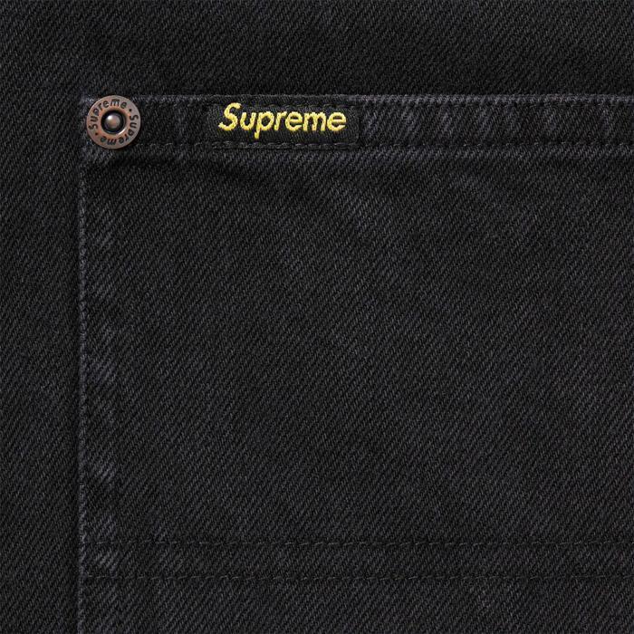 ＳＵＰＲＥＭＥ シュプリーム ＢＬＡＣＫ ＪＥＡＮＳ ブラック 優しかっ ジーンズ ボタンフライ デニム ３６ 洋品紳士服/246