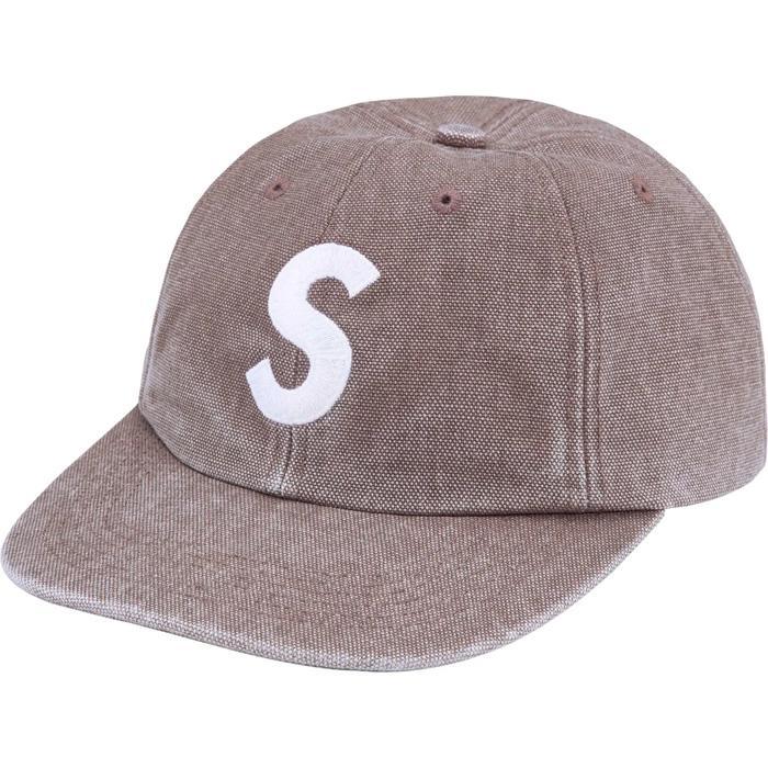 Supreme / シュプリーム ピグメント Sロゴ 6パネル キャップ メンズ 402fw24h28