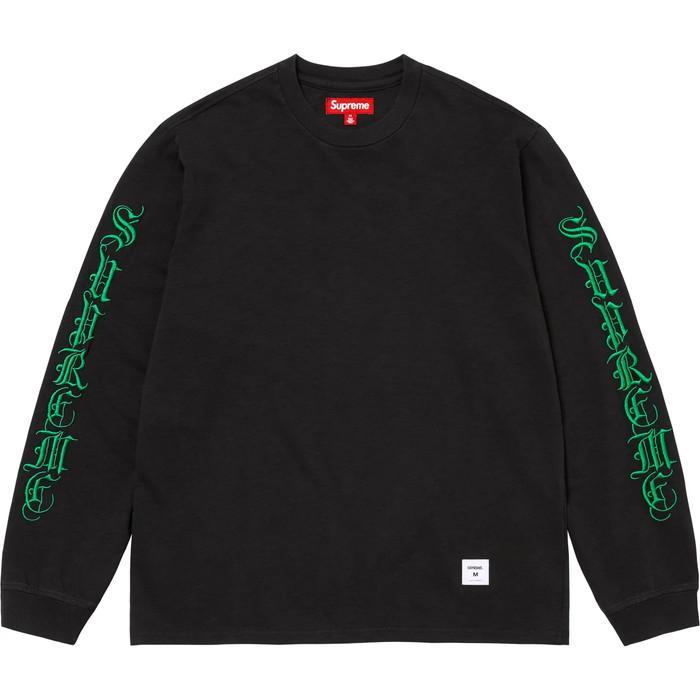 Supreme / シュプリーム オールドイングリッシュロゴカットソー 長袖 fw24kn32