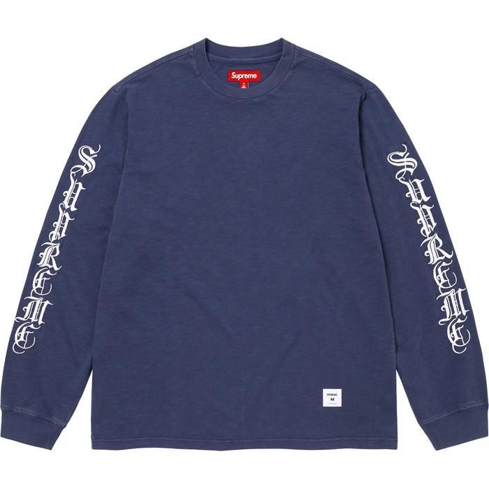 Supreme / シュプリーム オールドイングリッシュロゴカットソー 長袖 fw24kn32