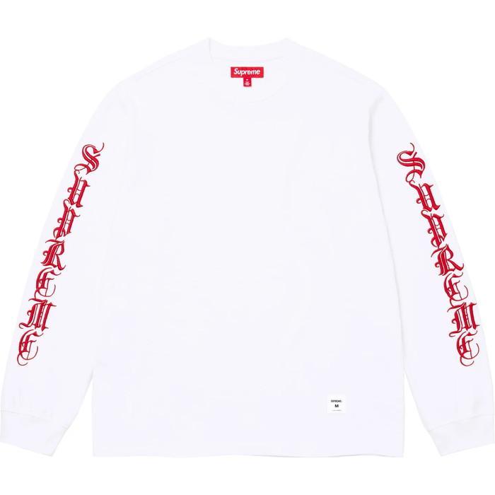 Supreme / シュプリーム オールドイングリッシュロゴカットソー 長袖 fw24kn32