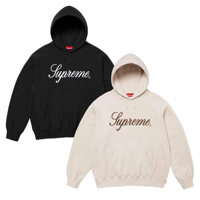 Supreme/シュプリーム  エンブロイダード スクリプト フーディー スウェットシャツ