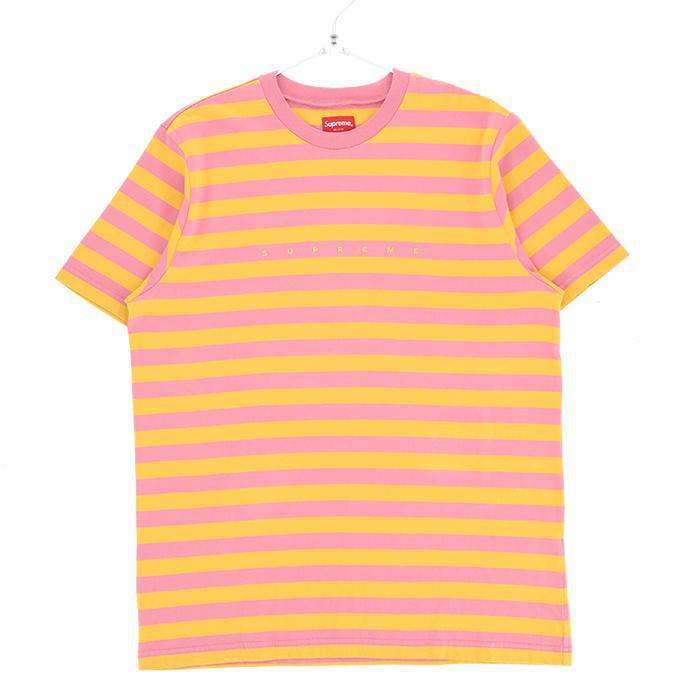 Supreme / シュプリーム バー ストライプ Tシャツ 801ss18kn23