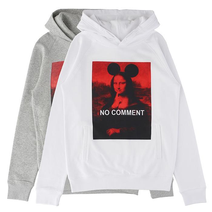 NO COMMENT PARIS / ノーコメントパリ フーディー ユニセックス 802nchdmltn94