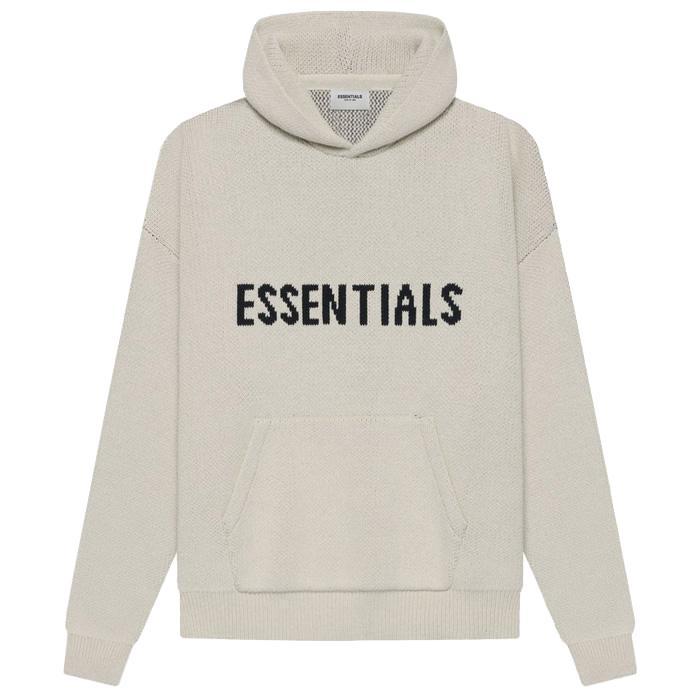 ESSENTIALS / エッセンシャルズ フロント ロゴ ニット パーカー ユニセックス fogfrontlogohoo