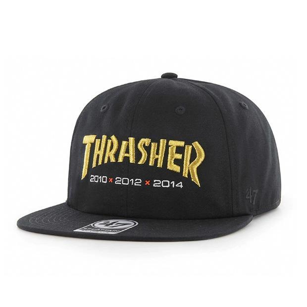 47BRAND x THRASHER / フォーティーセブン x スラッシャー サンフランシスコジャイアンツ キャップ 47 キャプテン gldy102gwp