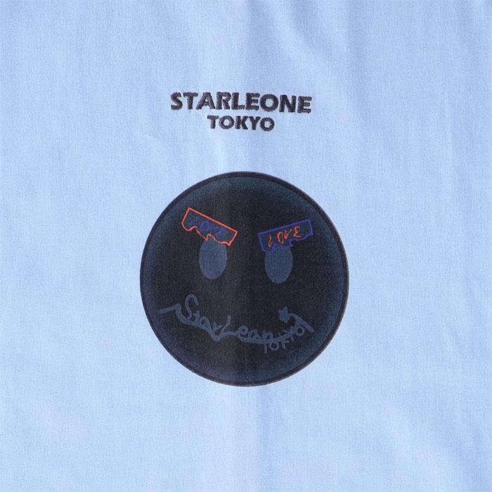 StarLeone / スターレオーネ ラブ ブラック スマイル Tシャツ 半袖 lcts033