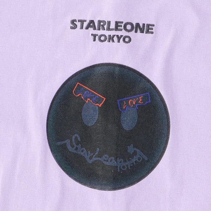 StarLeone / スターレオーネ ラブ ブラック スマイル Tシャツ 半袖 lcts033