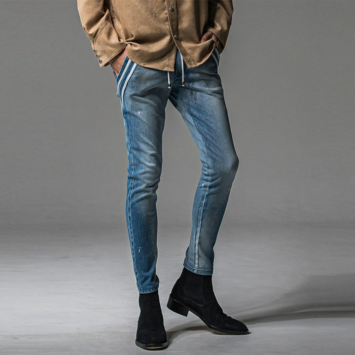 RESOUND CLOTHING / リサウンドクロージング EX デニム ジャージー パンツ RC37-ST-014D-a 502rc37st014da