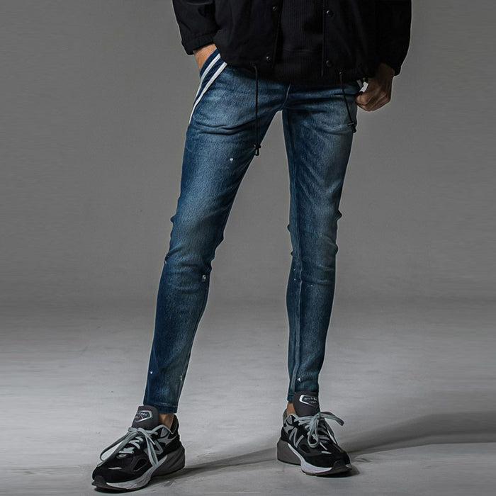 RESOUND CLOTHING / リサウンドクロージング EX デニム ジャージー パンツ RC37-ST-014D-a 502rc37st014da