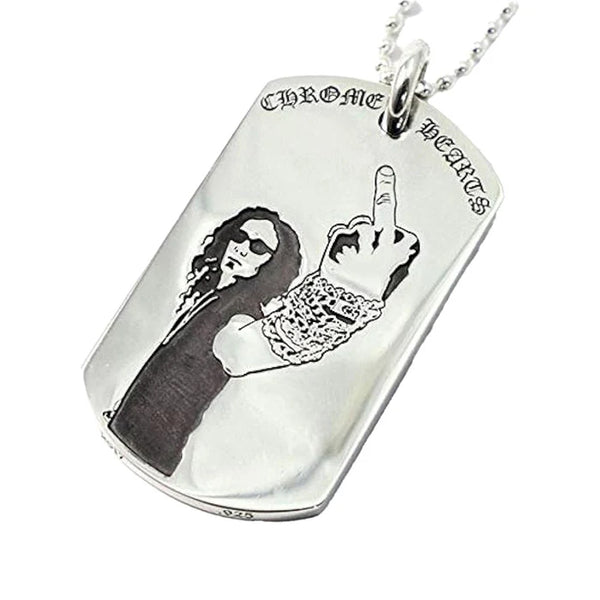 CHROME HEARTS / クロムハーツ リチャード スターク フラッグ ドッグタグ ネックレス richarddogtag