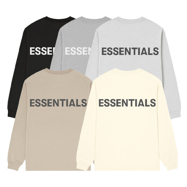 ESSENTIALS / エッセンシャルズ REFLECTOR LOGO LONG-SLEEVE UNISEX rlctlogolstee