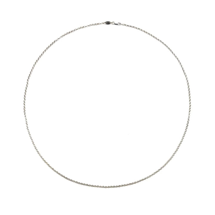 CHROME HEARTS / クロムハーツ ロール チェーン ネックレス 18インチ