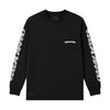 CHROME HEARTS / クロムハーツ スクリプト スクロール ロゴ ロングスリーブ Tシャツ scrolllt2