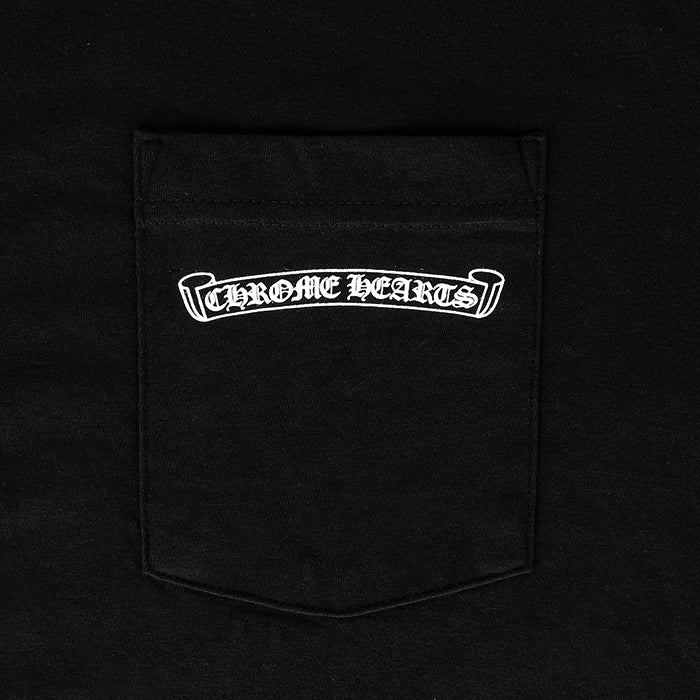 CHROME HEARTS / クロムハーツ スクリプト スクロール ロゴ ロングスリーブ Tシャツ scrolllt2