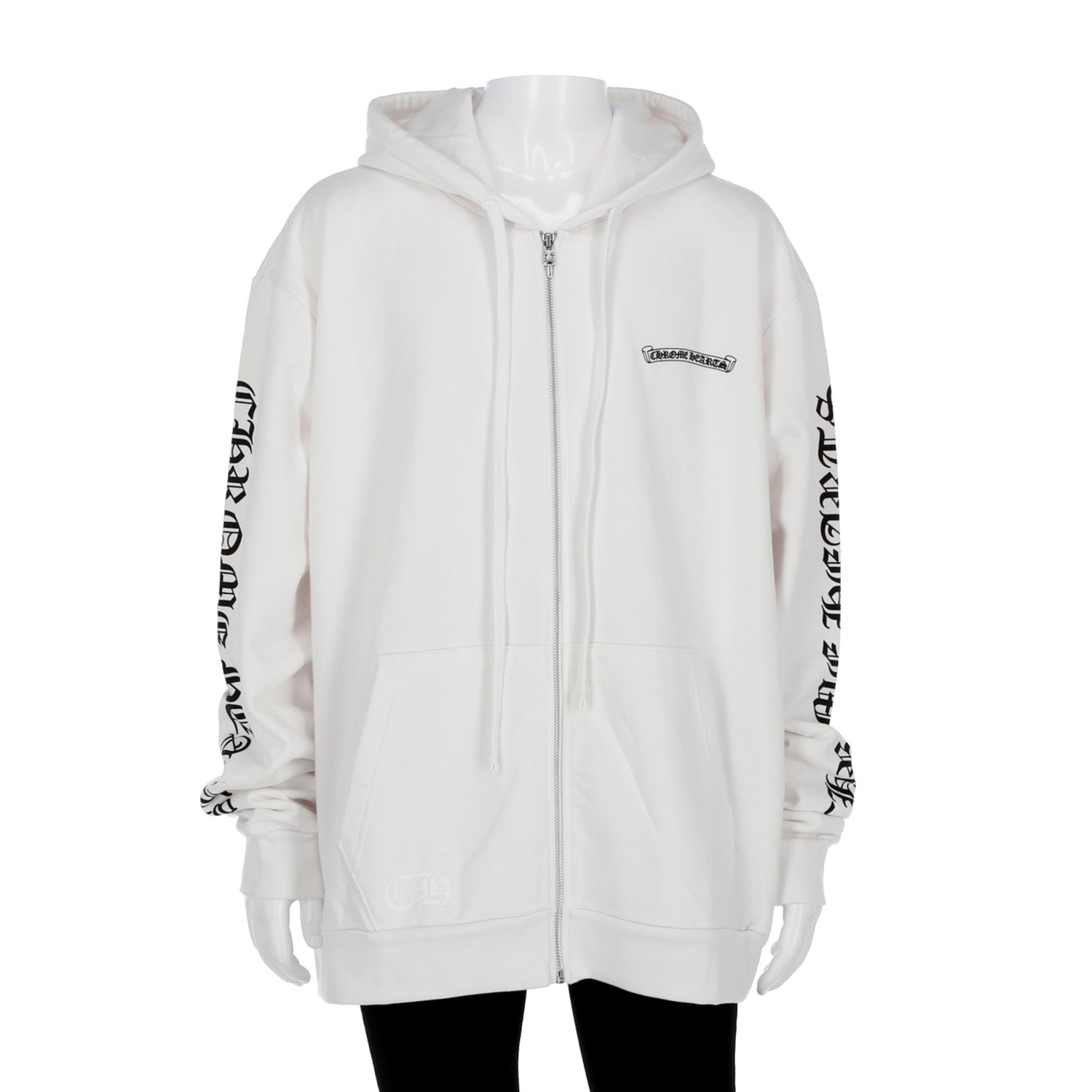 CHROME HEARTS / クロムハーツ スクロール ロゴ ジップアップ
