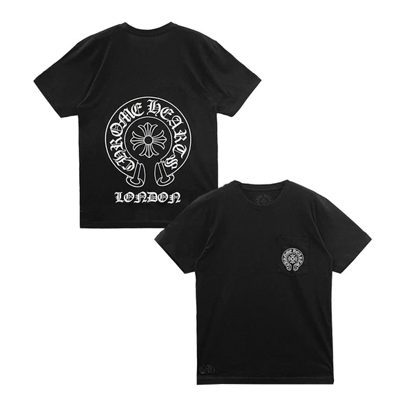 【ロンドン限定モデル】 CHROME HEARTS / クロムハーツ ロンドン シューホース Tシャツ shhslondon