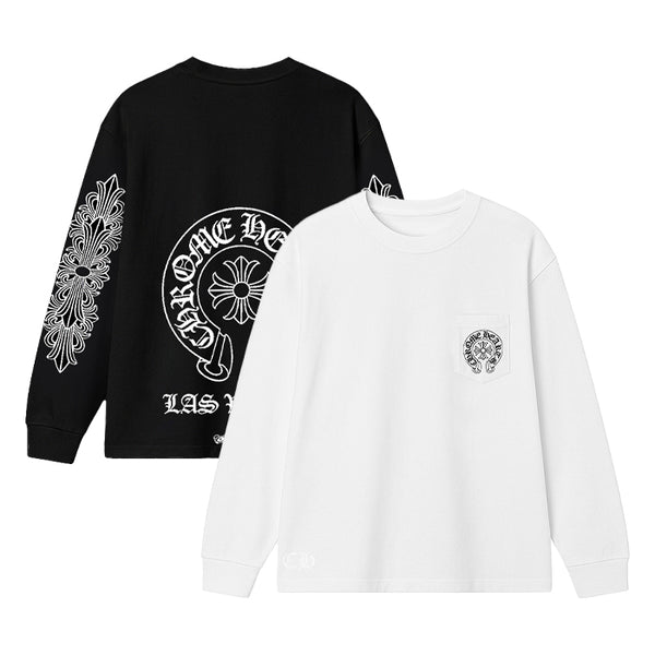 【ラスベガス限定モデル】 CHROME HEARTS / クロムハーツ ラスベガス シューホース ロング スリーブ Tシャツ shoehorselasvlt