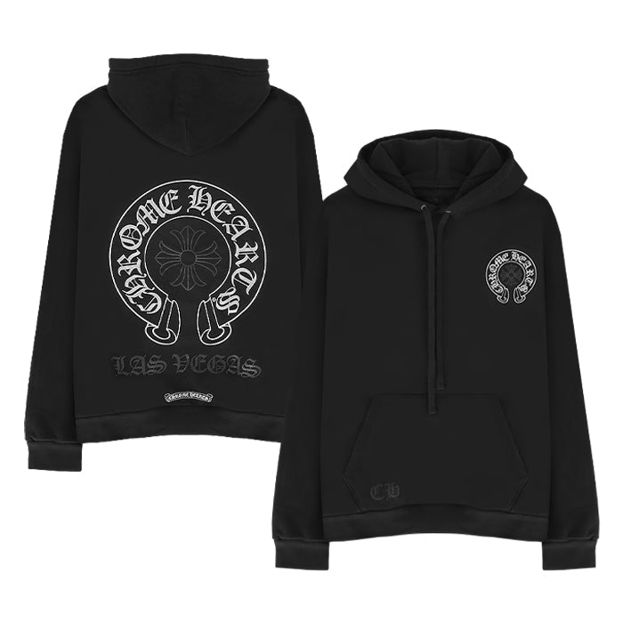【ラスベガス限定モデル】CHROME HEARTS / クロムハーツ ラスベガス 10 アニバーサリー グリッター プルオーバー フーディー shoehvegaslmt