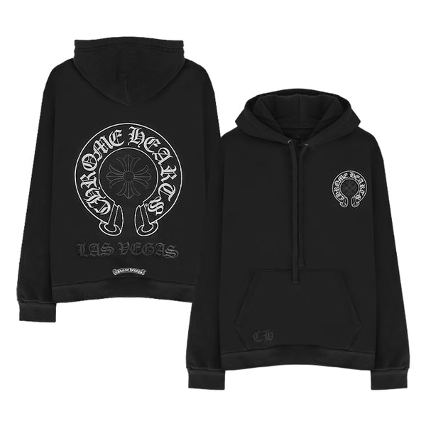 【ラスベガス限定モデル】CHROME HEARTS / クロムハーツ ラスベガス 10 アニバーサリー グリッター プルオーバー フーディー shoehvegaslmt