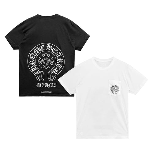 【マイアミ限定モデル】 CHROME HEARTS / クロムハーツ マイアミ エクスクルーシブ シューホース Tシャツ shooehorsemaite