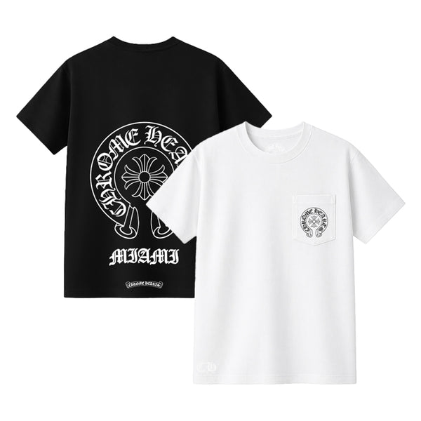 【マイアミ限定モデル】 CHROME HEARTS / クロムハーツ マイアミ エクスクルーシブ シューホース Tシャツ shooehorsemaite