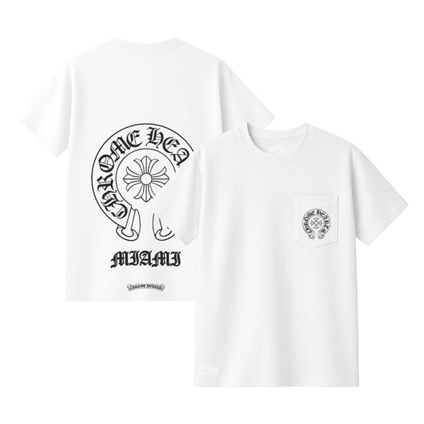 【マイアミ限定モデル】 CHROME HEARTS / クロムハーツ マイアミ エクスクルーシブ シューホース Tシャツ shooehorsemaite