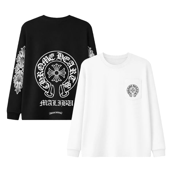 【マリブ限定モデル】 CHROME HEARTS / クロムハーツ マリブ シューホース ロング スリーブ Tシャツ shooehorsemlblt
