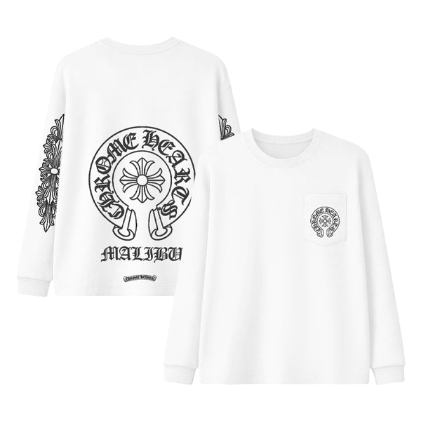 【マリブ限定モデル】 CHROME HEARTS / クロムハーツ マリブ シューホース ロング スリーブ Tシャツ shooehorsemlblt