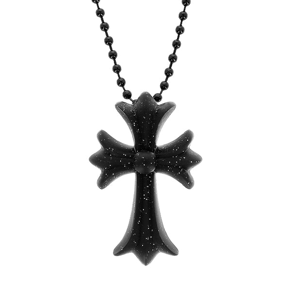 CHROME HEARTS / クロムハーツ CHクロス シリコン ネックレス siliconglitter