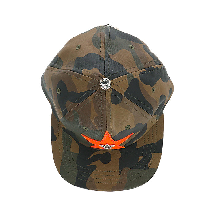 CHROME HEARTS cap star leather キャップ CHROME HEARTS / クロムハーツクロムハーツ スター パッチ レザー
