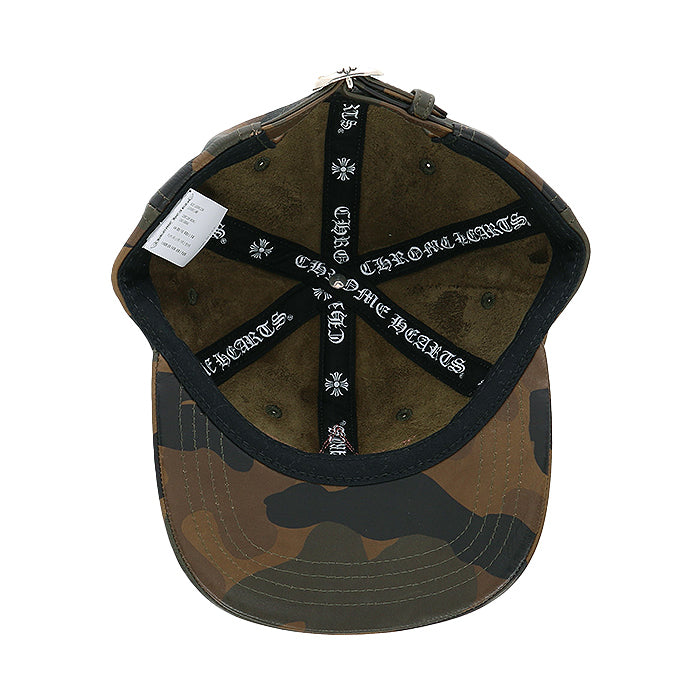 CHROME HEARTS cap star leather キャップ CHROME HEARTS Star Leather Patch Camouflage Leather Trucker Cap