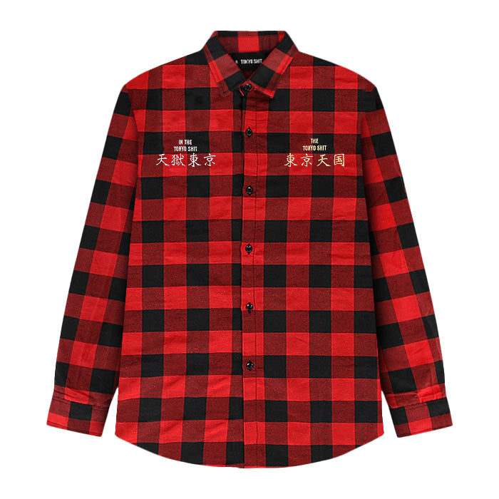 TOKYO SHIT / トウキョウシット 天国天獄 エンブロイド シャツ tengokuenbroids
