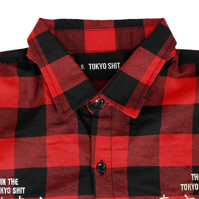 TOKYO SHIT / トウキョウシット 天国天獄 エンブロイド シャツ tengokuenbroids