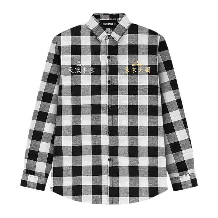 TOKYO SHIT / トウキョウシット 天国天獄 エンブロイド シャツ tengokuenbroids