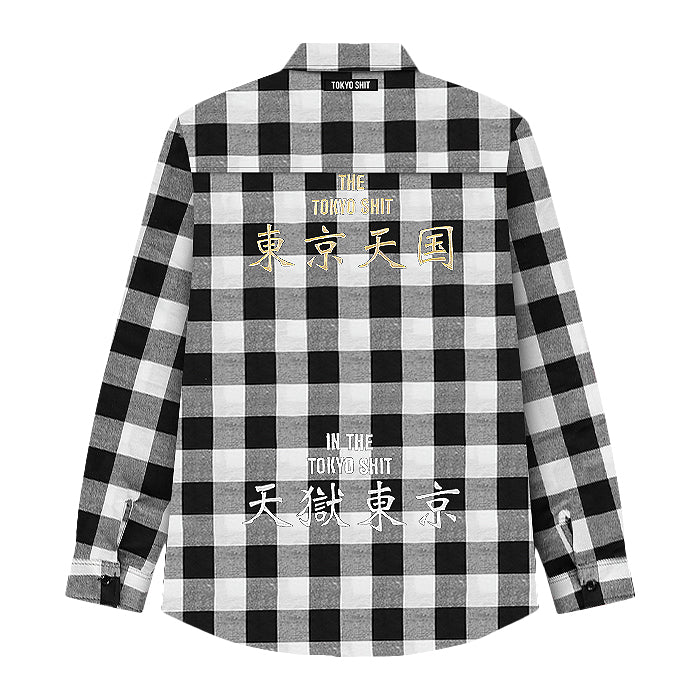TOKYO SHIT / トウキョウシット 天国天獄 エンブロイド シャツ tengokuenbroids