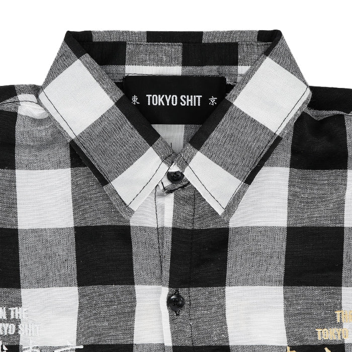 TOKYO SHIT / トウキョウシット 天国天獄 エンブロイド シャツ tengokuenbroids