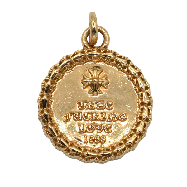 CHROME HEARTS / クロムハーツ 22K TFL メダル チャーム ペンダント トップ tflmedal22k