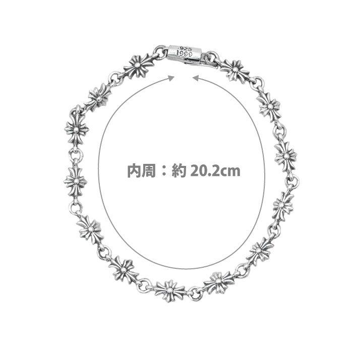CHROME HEARTS / クロムハーツ タイニーE CHプラス ブレスレット 13