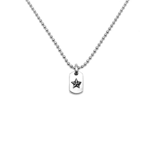 CHROME HEARTS / クロムハーツ タイニー スター ドッグタグ ネックレス tinystardog
