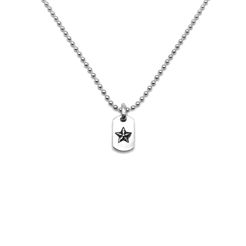 CHROME HEARTS / クロムハーツ タイニー スター ドッグタグ ネックレス tinystardog