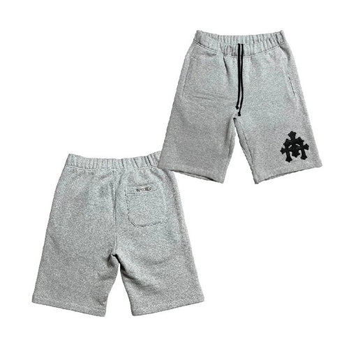 CHROME HEARTS / クロムハーツ 3 セメタリー クロス パッチ スウェット ショーツ tripcrossynot