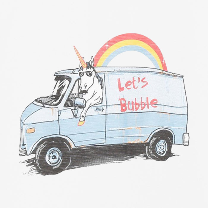 Let'sBubble / レッツバブル Tシャツ メンズ 半袖 unicorn