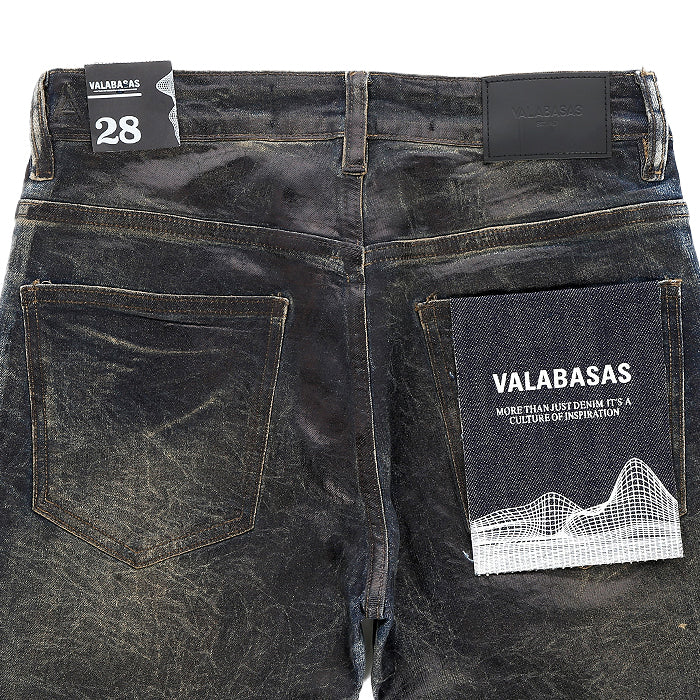 琥‼️VALABASAS 風ブラック スリムフィットデニム VALABASAS 早い者勝ち‼️VALABASAS 風ブラック スリムフィットデニム